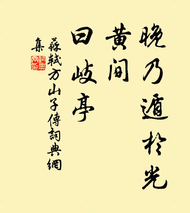 苏轼晚乃遁于光、黄间,曰岐亭书法作品欣赏