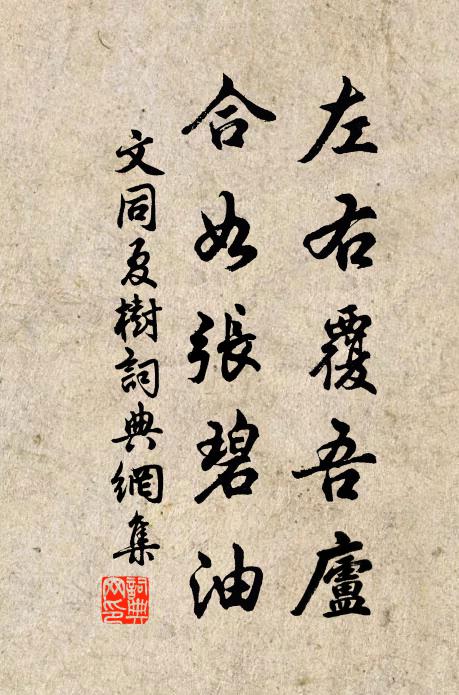 文同左右覆吾庐，合如张碧油书法作品欣赏