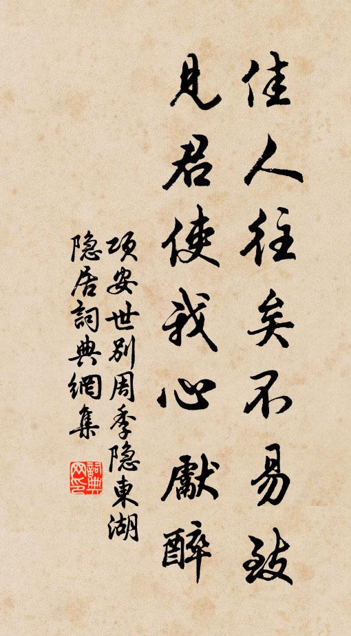 项安世佳人往矣不易致，见君使我心先醉书法作品欣赏