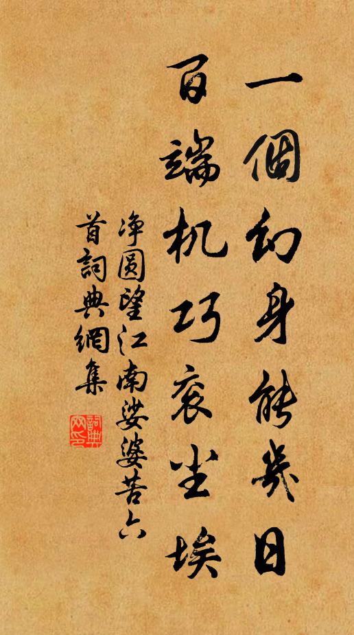 净圆一个幻身能几日，百端机巧衮尘埃书法作品欣赏