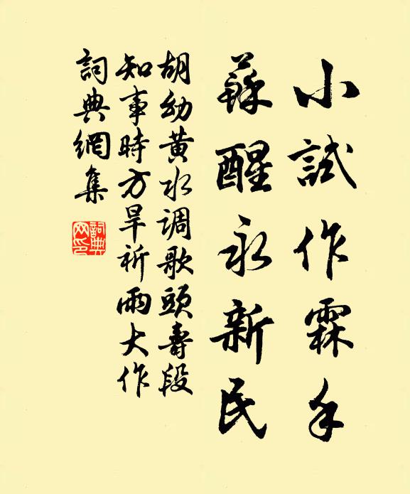 胡幼黄小试作霖手，苏醒永新民书法作品欣赏