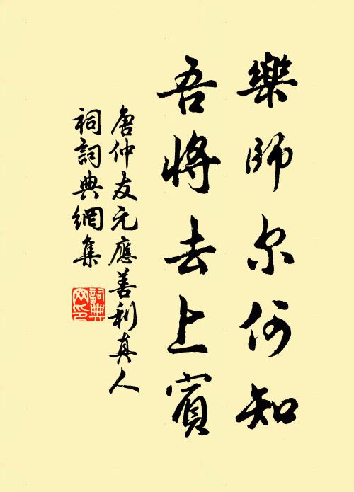 唐仲友乐师尔何知，吾将去上宾书法作品欣赏