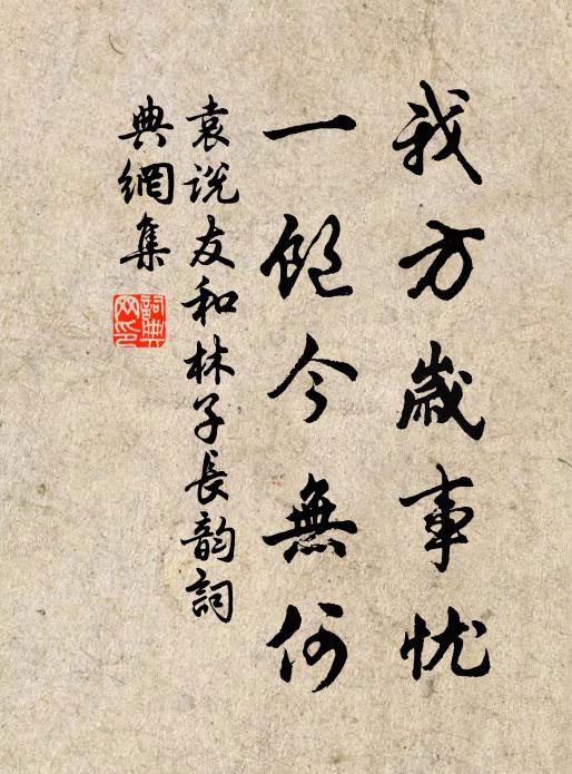 袁说友我方岁事忧，一饱今无何书法作品欣赏