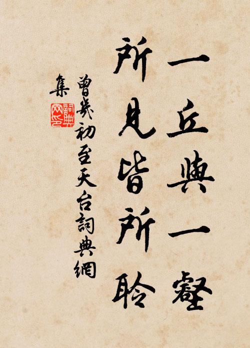 曾几一丘与一壑，所见皆所聆书法作品欣赏