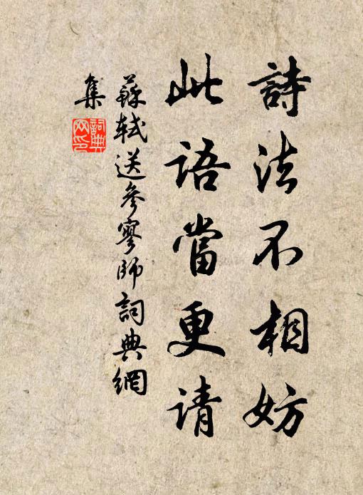 苏轼诗法不相妨，此语当更请书法作品欣赏