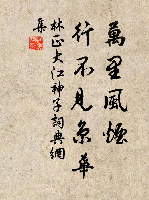 林正大万里风烟，行不见京华书法作品欣赏