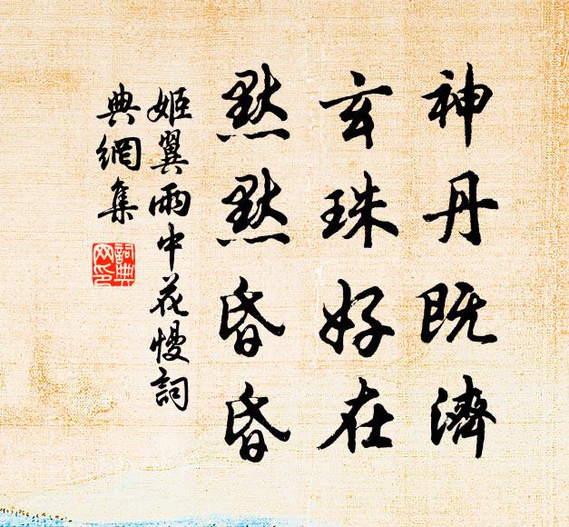 姬翼神丹既济，玄珠好在，默默昏昏书法作品欣赏