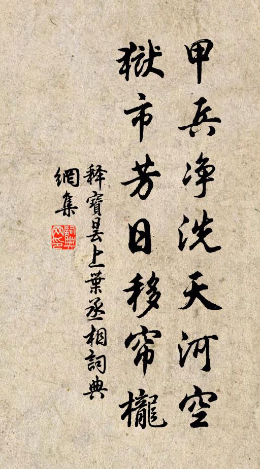 释宝昙甲兵净洗天河空，狱市芳日移帘栊书法作品欣赏