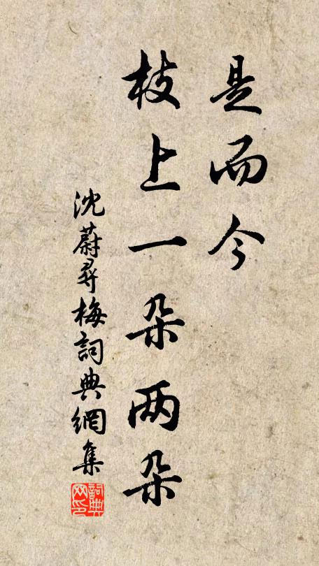 沈蔚是而今、枝上一朵两朵书法作品欣赏