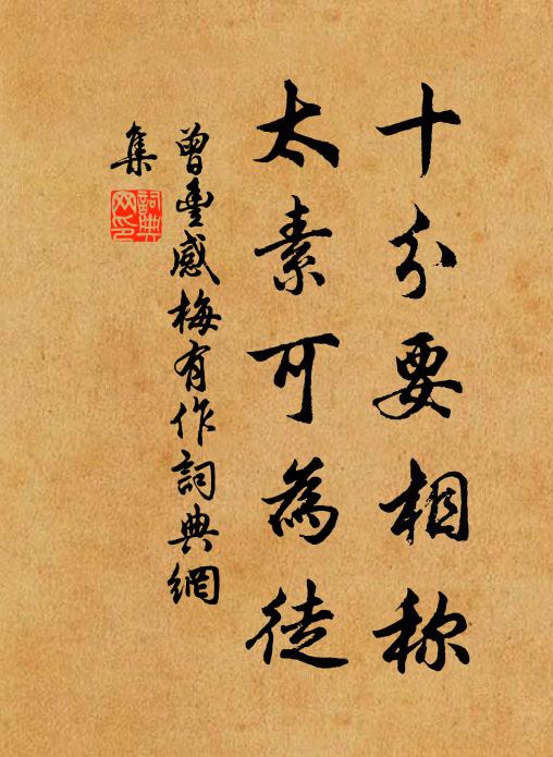 曾丰十分要相称，太素可为徒书法作品欣赏