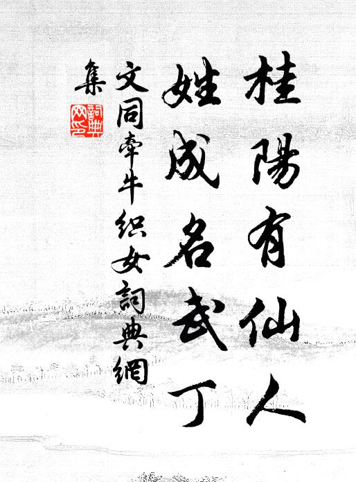 文同桂阳有仙人,姓成名武丁书法作品欣赏