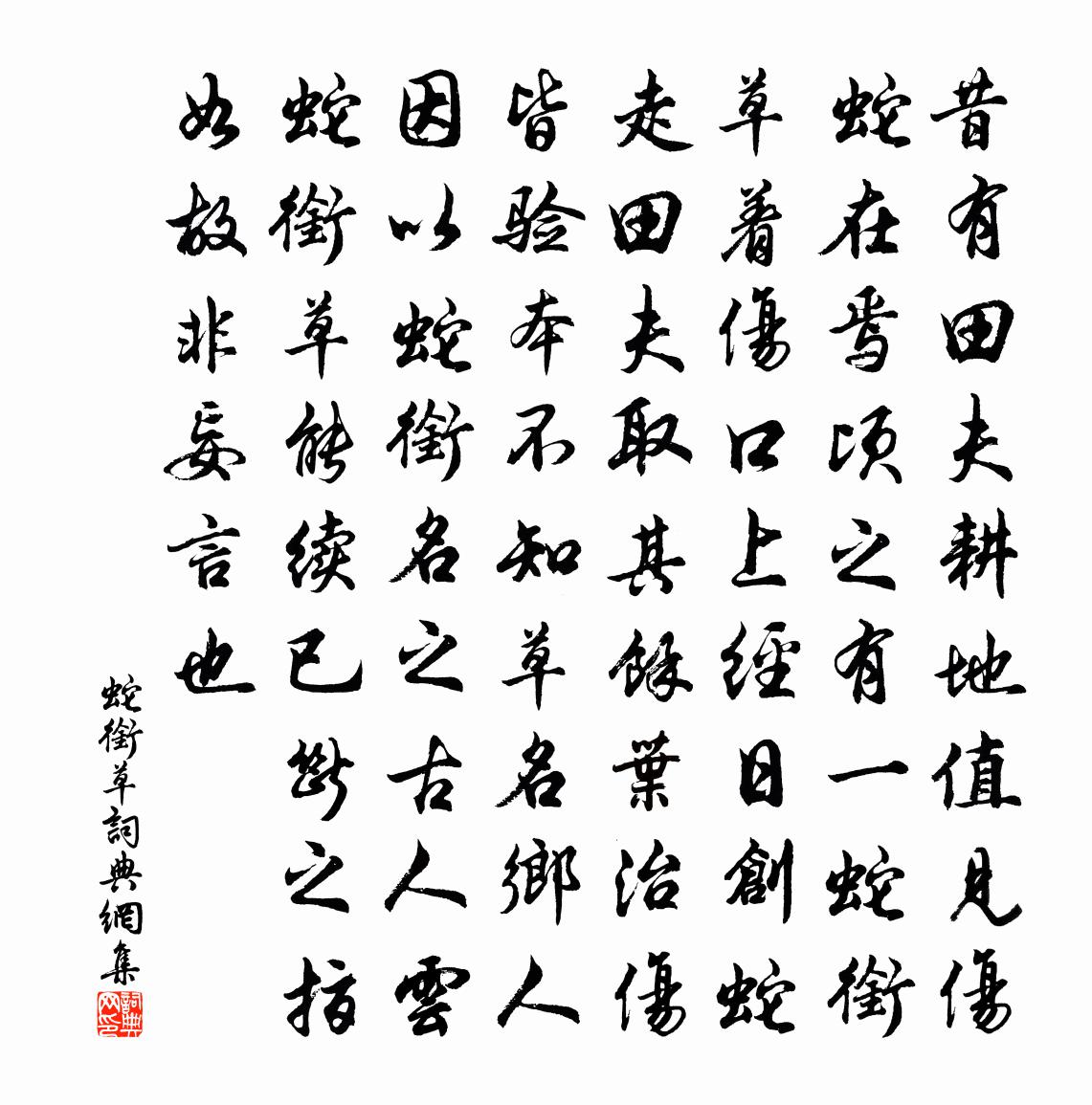 佚名蛇衔草书法作品欣赏