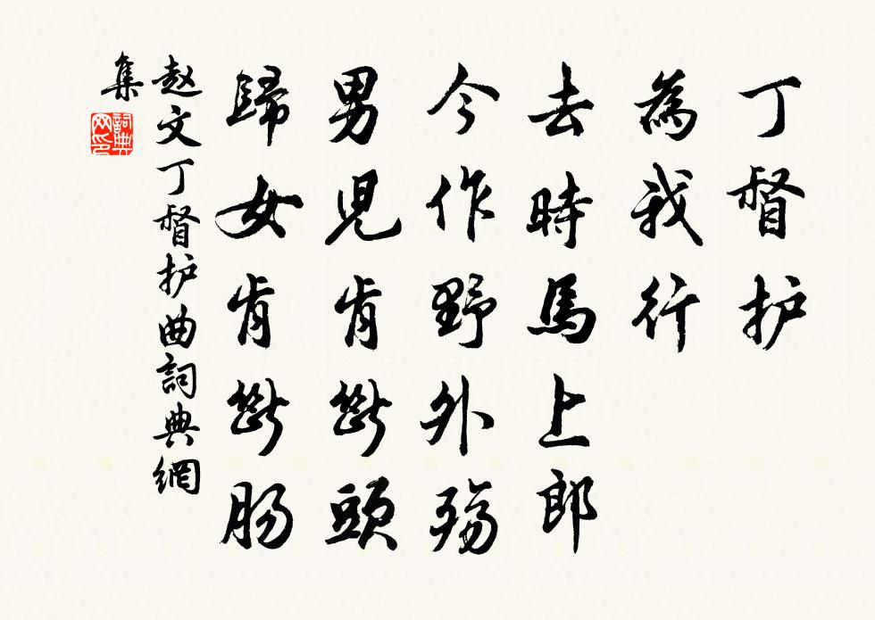 赵文丁督护曲书法作品欣赏