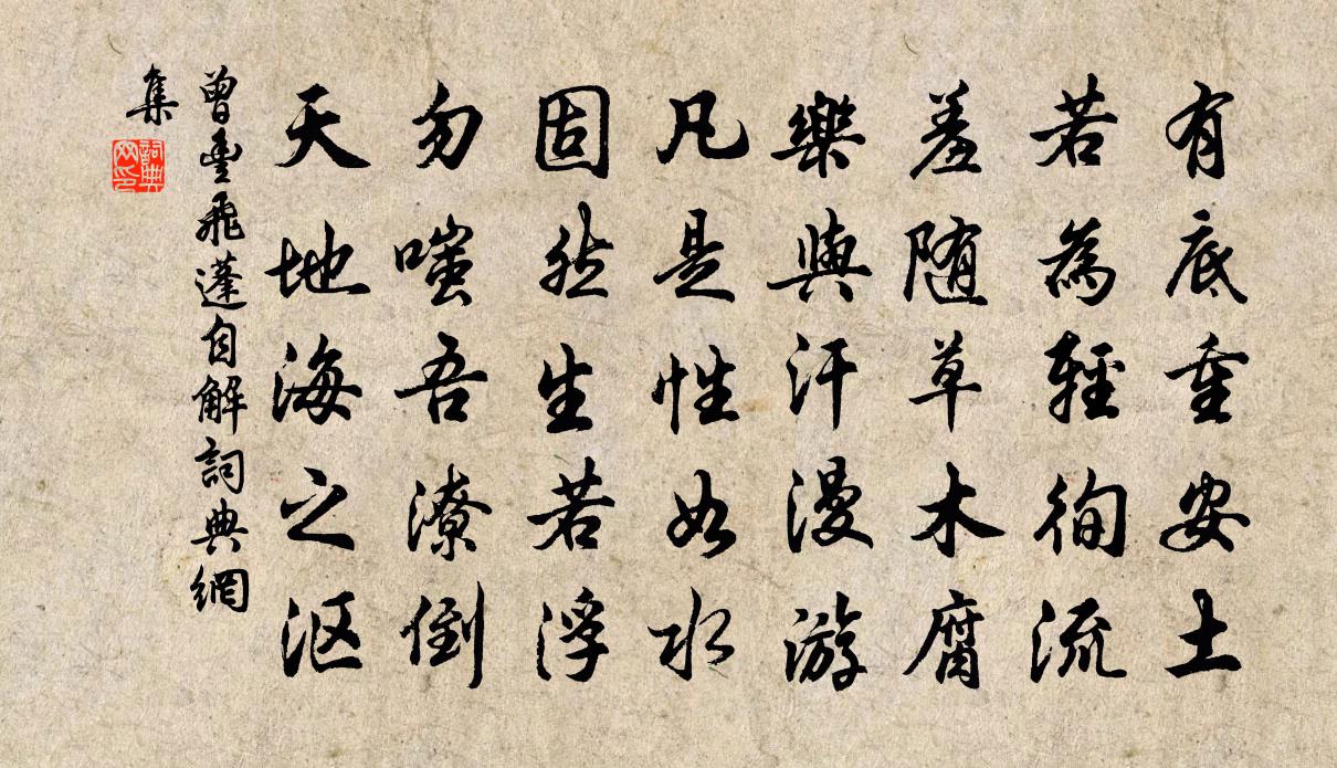 曾丰飞蓬自解书法作品欣赏