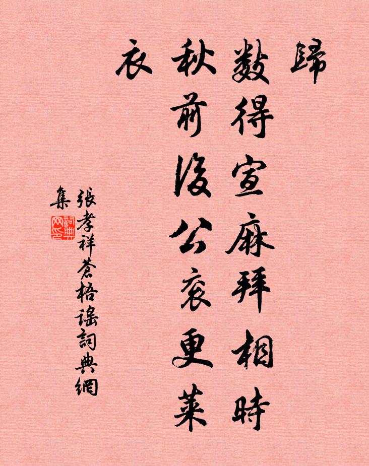 张孝祥苍梧谣/归字谣书法作品欣赏