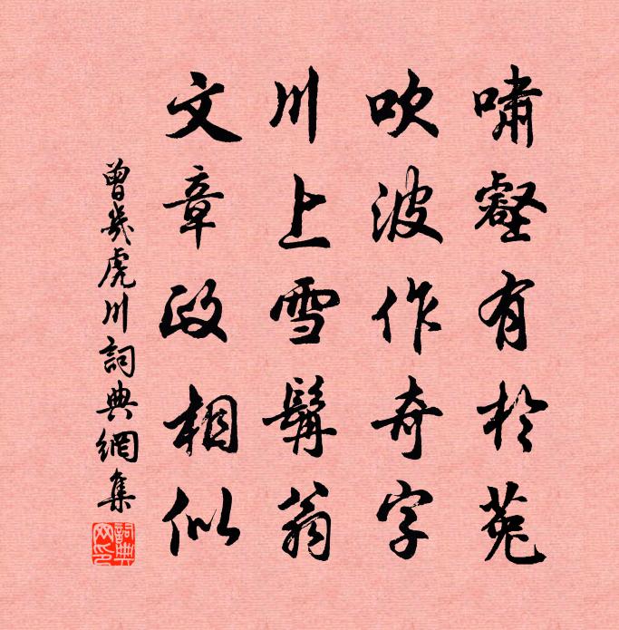 曾几虎川书法作品欣赏