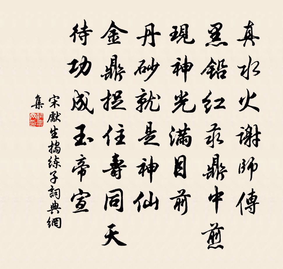 宋先生捣练子书法作品欣赏