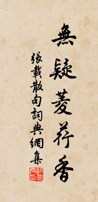 张载句书法作品欣赏