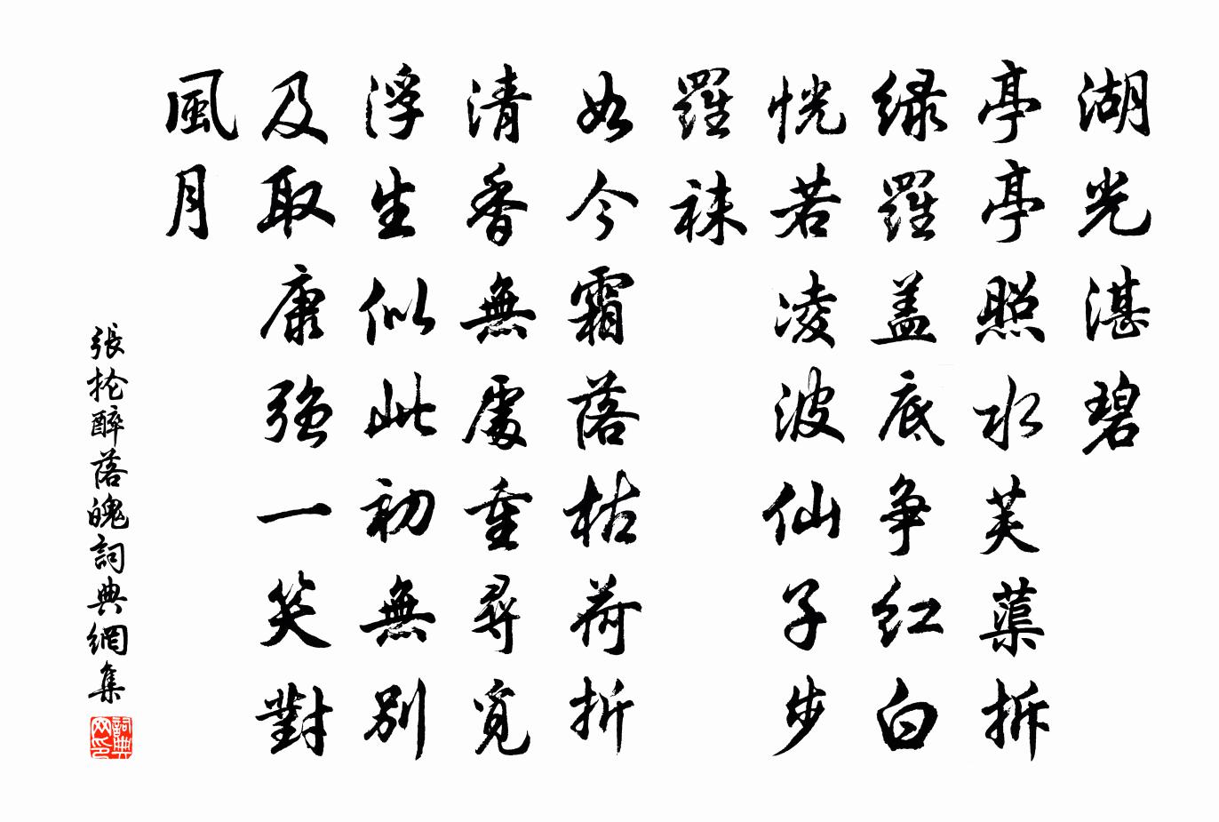 张抡醉落魄/一斛珠书法作品欣赏