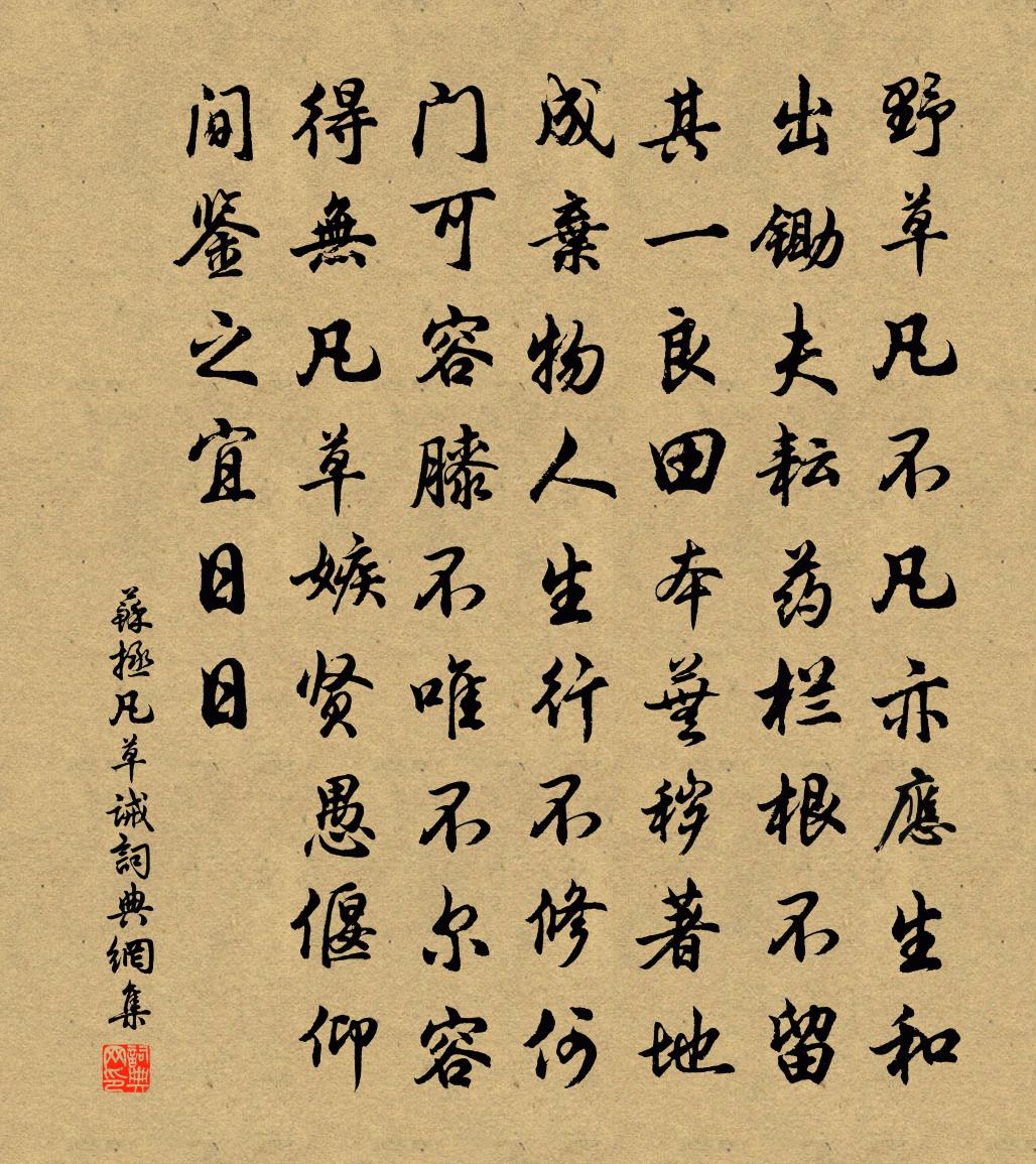 苏拯凡草诫书法作品欣赏