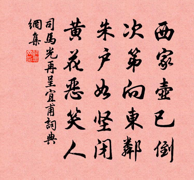 司马光再呈宜甫书法作品欣赏
