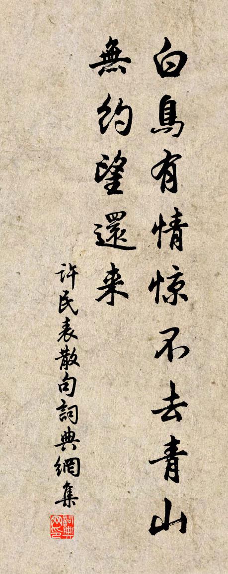 许民表句书法作品欣赏