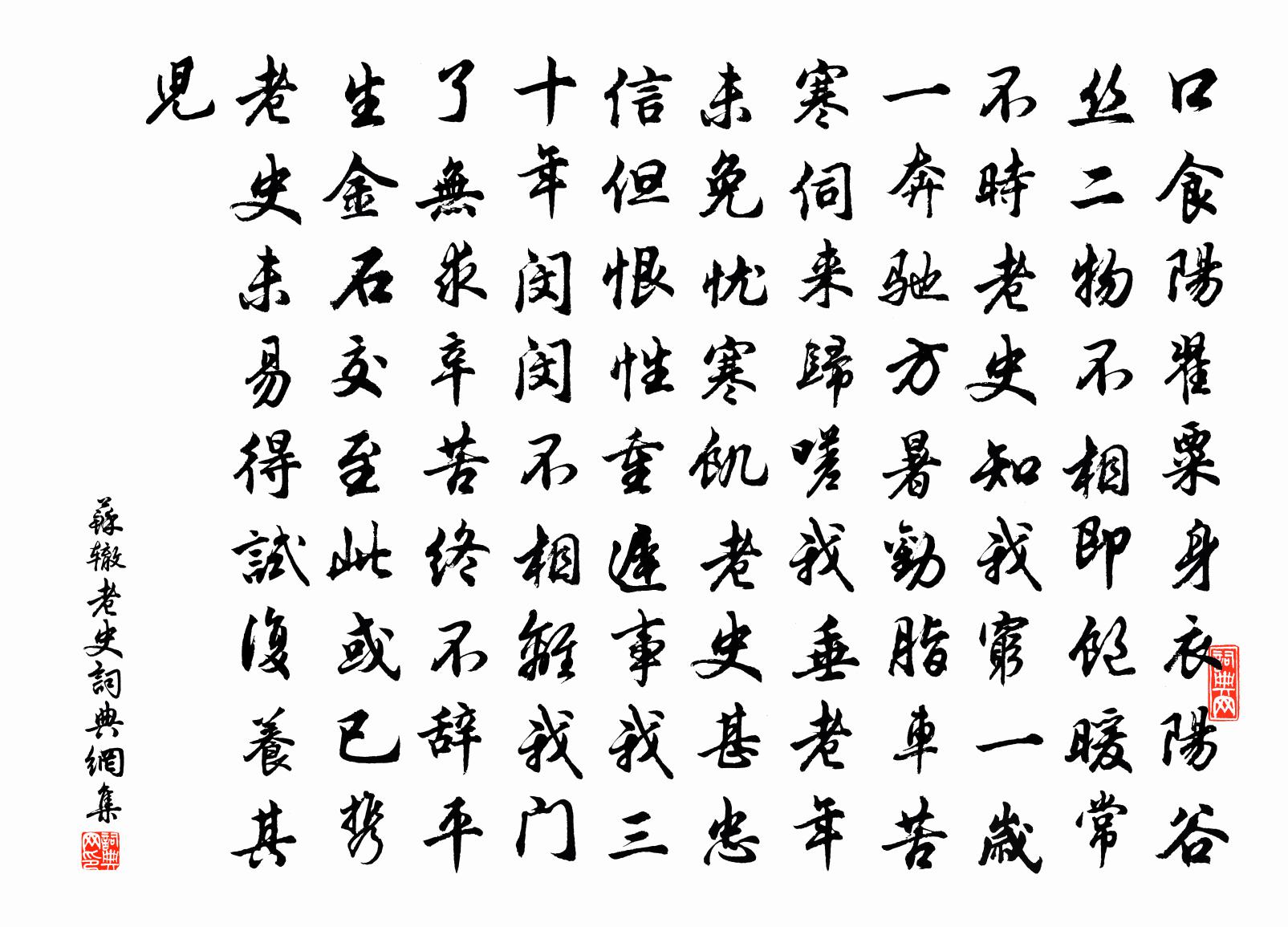 苏辙老史书法作品欣赏