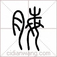 脢篆书