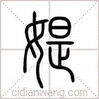 媞篆书