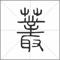 䕺篆书