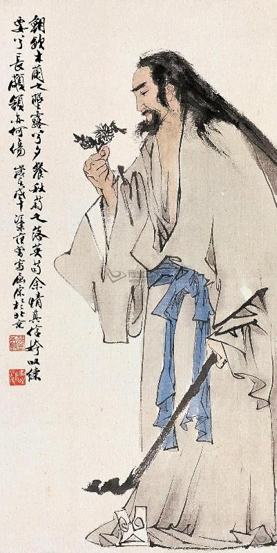 “朝饮木兰之坠露兮,夕餐秋菊之落英。”屈原《离骚》全文翻译赏析