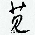 苋怎么写好看